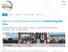 Tablet Screenshot of bosworthfestival.co.uk